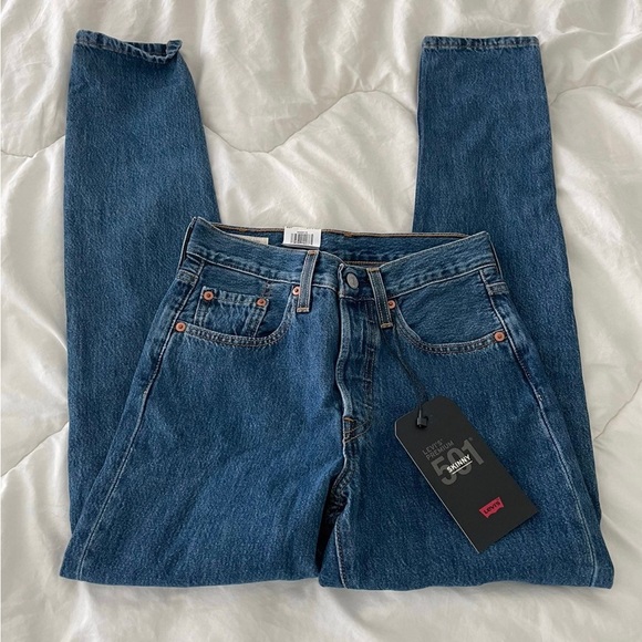 Levi's 501 skinny 24 - Picture 2 of 4